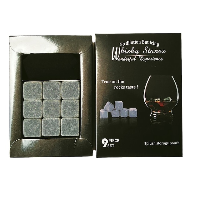  Valentine's Day for Him Whisky Stones Whisky Stone Ice Block Ice Tartar Paper Box Set with Multiple Options