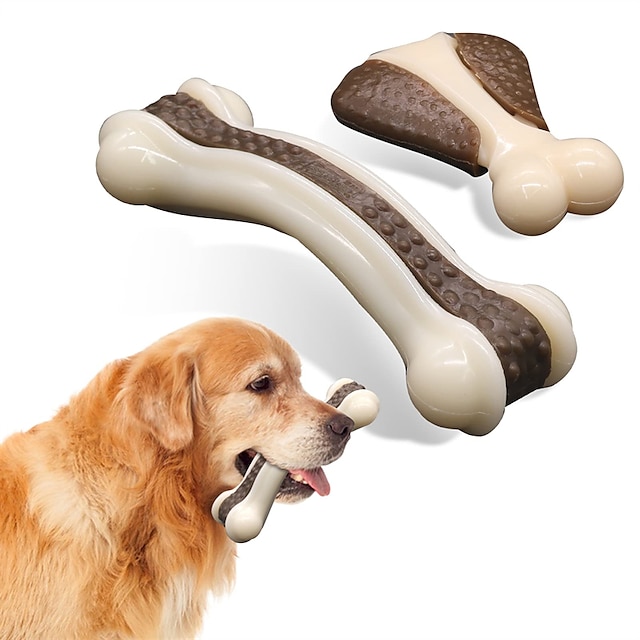  Hundekauspielzeug für aggressive Kauer, große und kleine Hundekauspielzeuge, robustes Hundekauspielzeug, Rindfleischgeschmack, unzerstörbares Hundekauspielzeug für große, mittelgroße und kleine Welpen