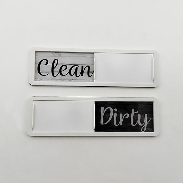  1pc Universal Dishwasher Magnet - Strong Clean Dirty Indicator for Kitchen Organization and Home Decoration.