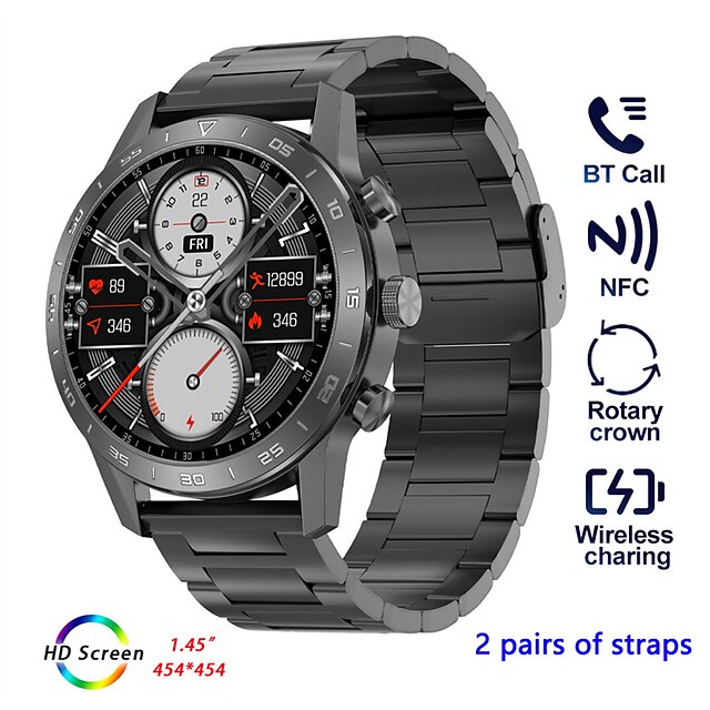  Dt70 montre intelligente pour hommes femmes de luxe style mécanique smartwatch fitness bracelet montres numériques nfc montre-bracelet
