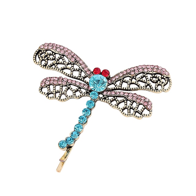  Halloween Ghost Mom Retro Butterfly Hair Card Girl One line Clip Fashion Dragonfly Headwear Ladies Gift