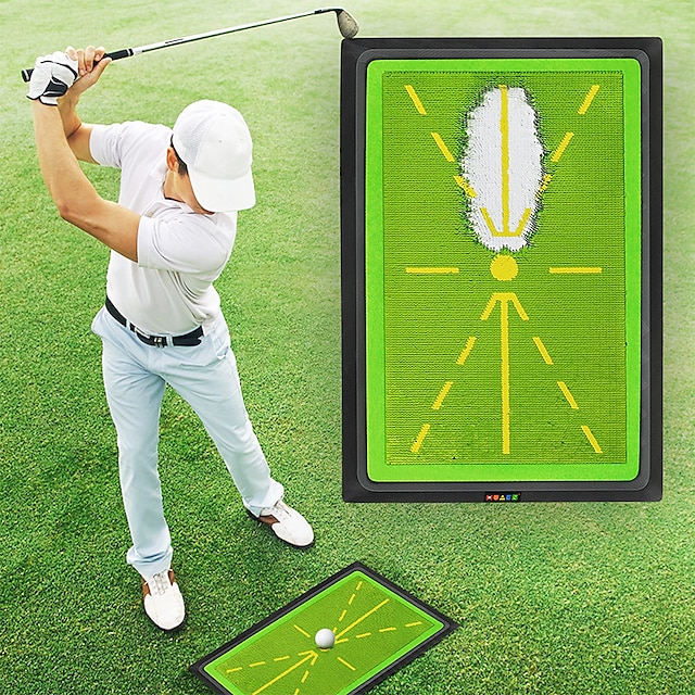 Golf Swing Practice Pad Trajectory Pad Hitting Pad Golf Ball Record Trajectory Bead Hitting Pad