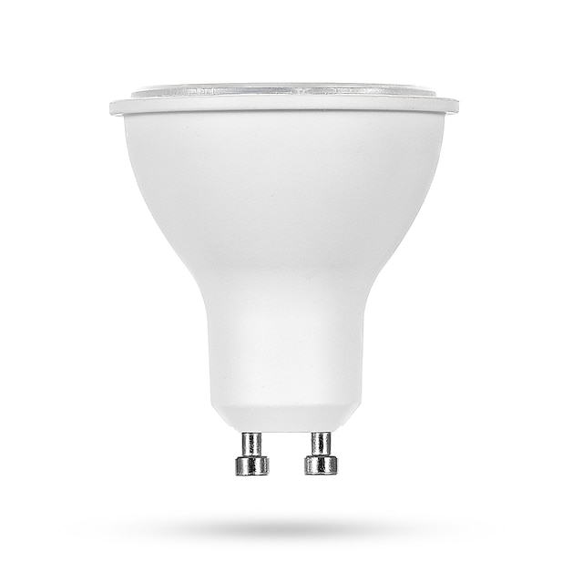  gu10 led-lampen dimbaar 220vwarm wit3000k 7w led-lampen voor keuken afzuigkap woonkamer slaapkamer (10 stuks)