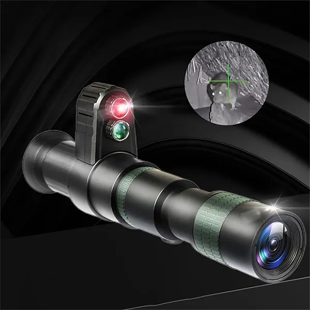  500 m 5x digitális zoom teljes sötét látótávolság kereszt kurzor hordozható monokuláris infravörös éjszakai látás nappali éjszakai használat készülék fotó videó vevő műszer infravörös hd 1080p kereső