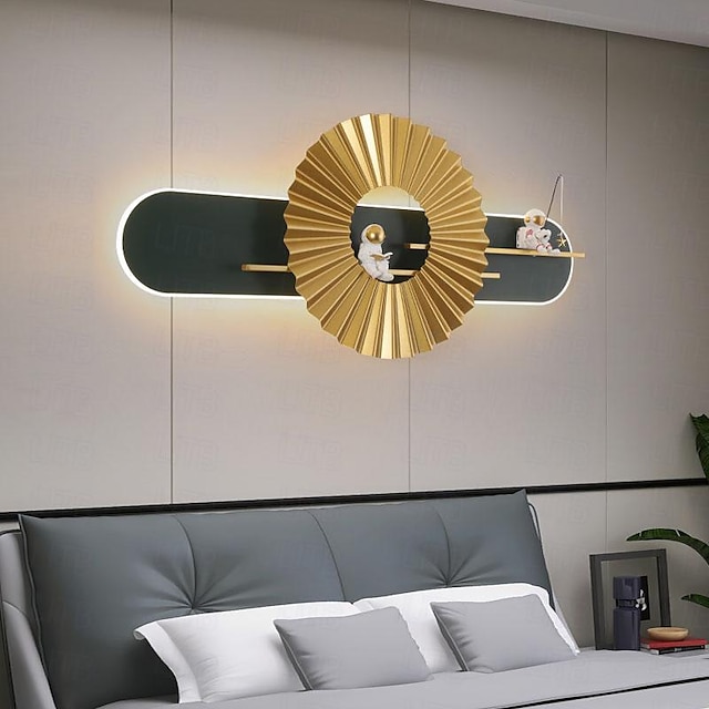  indendørs væglampe led væglampe led nordisk stil indendørs væglampe 3 lys farve indendørs soveværelse spisestue metal væglampe 110-240v
