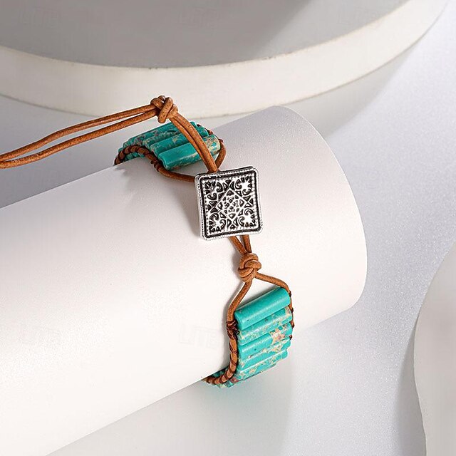  Pulseras de la vendimia pulsera Retro Antiguo Bohemio Boho Poliéster Para Cosplay Hombre Mujer Joyería de disfraz Joyería de moda