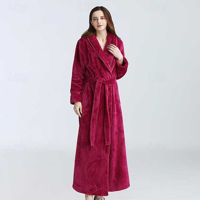  Adults' Bathrobe Pajamas Nightwear Solid Color Onesie Pajamas Pajamas Flannel Cosplay For Women's Dailywear Animal Sleepwear Cartoon