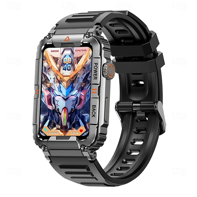  kr88 smart watch da 1,57 pollici hd braccialetto a grande schermo bluetooth chiamata monitoraggio della salute sport all'aria aperta uomo donna smartwatch
