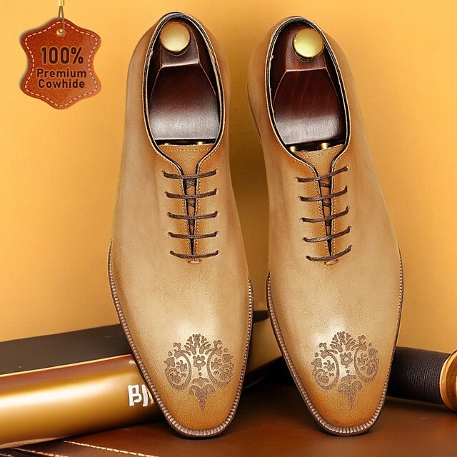  мужские модельные туфли элегантные кожаные оксфорды с тиснением золотого цвета, желтые, черные