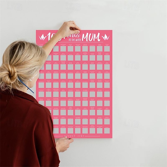  Women's Day Gifts 100 Things to Do With MotherScrape Silver Calendar Wall Stickers For Mother's Day Families Day Valentine's Day  Mother's Day Gifts for MoM