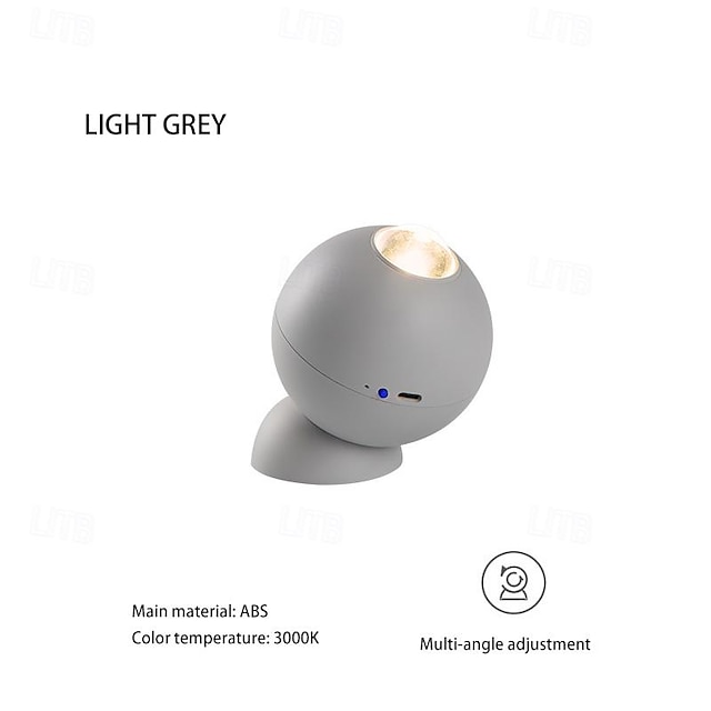  lampa de perete cu led lumini magnetice reincarcabile cadou creativ lampa de noptiera atmosfera lumina de noapte simpla