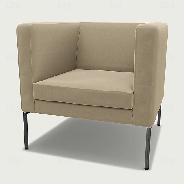  Housse de canapé en lin Kivik, coupe régulière avec accoudoirs, lavable en machine, série Ikea