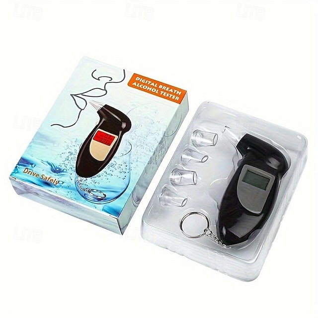  Digital Alcohol Tester Breath Alcohol Tester Breathalyzer Breathalyser Alcohol Breath Tester Shipped Without Battery