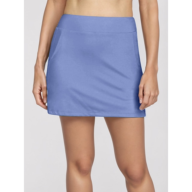 Jupe Sport Tulipe Sportkind Avec Short Intégré - Pour Tennis, Golf, Hockey - Respirant UV50+ - Taille Élastique Avec Poches