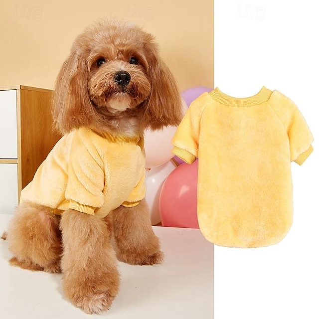  Câini Pisici Hanorca Drăguţ Casual Iarnă Cald Respirabil Απαλό Lavabil Comfortabil În aer liber Casul / Zilnic Îmbrăcăminte pentru câini for Bichon Frise Pomeran un Animalut Fluture Small