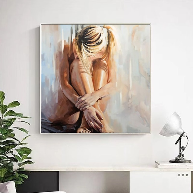  femeie sexy pictată manual pe pânză femeie nudă artă figuri realizate manual imagini de artă decorare dormitor fată pânză laminată modernă fără cadru