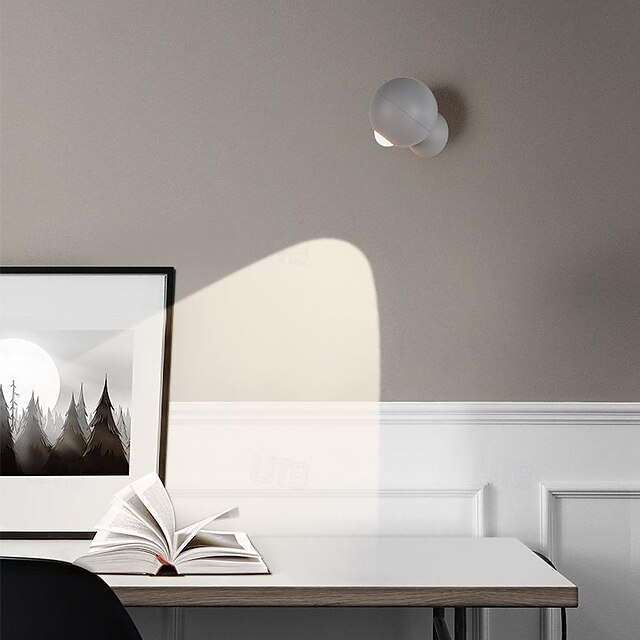  lampada da parete a led luci magnetiche ricaricabili regalo creativo lampada da comodino camera da letto atmosfera semplice luce notturna