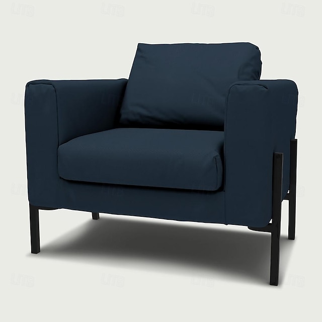  KOARP Armchair Cover 100% Cotton Twill Regular Fit with Armrests Machine Washable IKEA Koarp