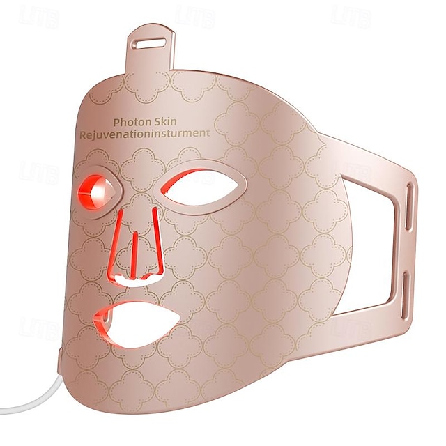  mască de terapie cu LED anti-îmbătrânire avansată, reparare profundă, stimulare a colagenului, calmează inflamația, estompează pete, te face radiant și strălucitor