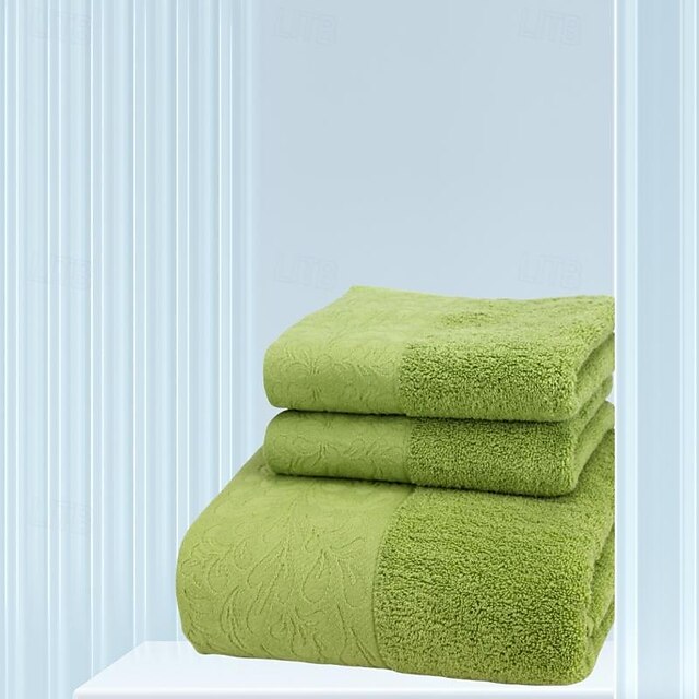  conjunto de toalhas de banho de luxo - 3 peças de toalhas de banho 100% algodão, secagem rápida, extra absorvente, conjunto de toalhas super macias 1 toalha de mão, 1 pano de banho, 1 toalha de banho