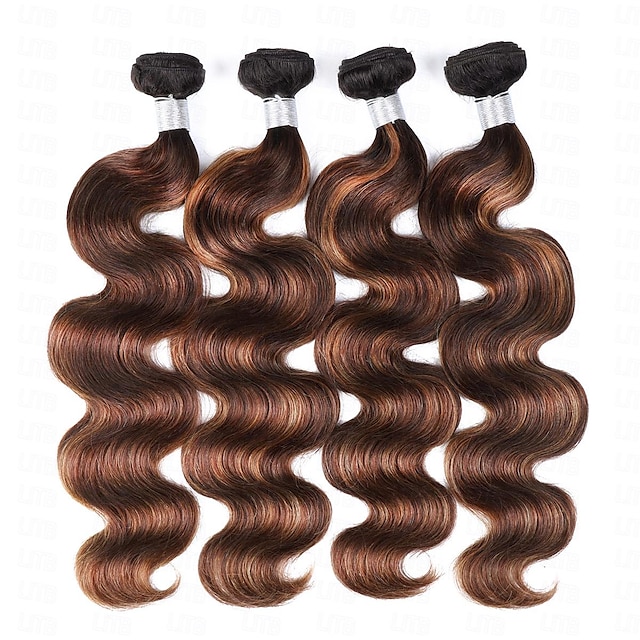  ishow hair ombre brazilské tělové vlny svazky tkaní lidských vlasů 1 ks t1b/4/30 blond ombre svazky lidských vlasů 100% remy vlasy