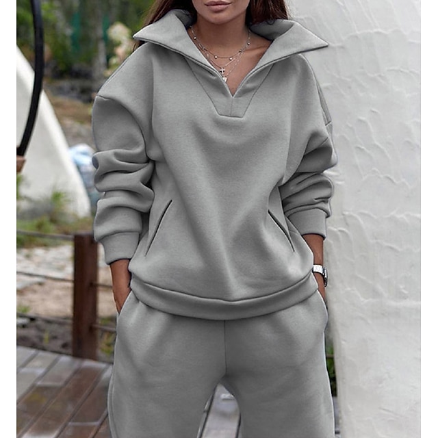 Women's Tracksuit Sweatsuit Mesh 2 Piece Casual Long Sleeve Cotton ...