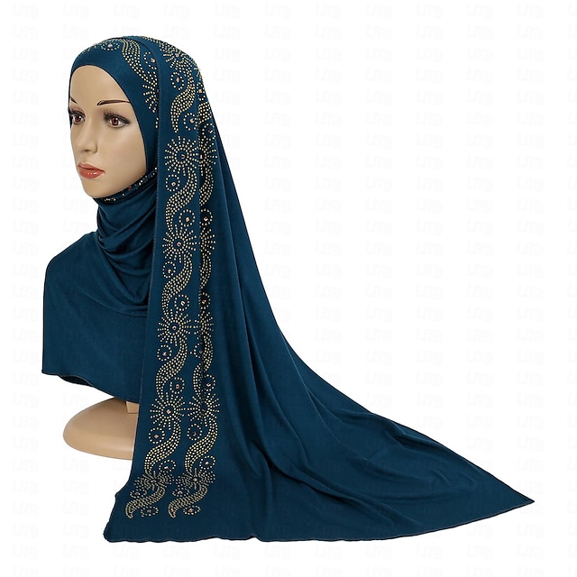  Dame Sjaler Hijab tørklæder Dubai islamisk Arabisk Arabisk muslim Ramadan Voksne Sjal