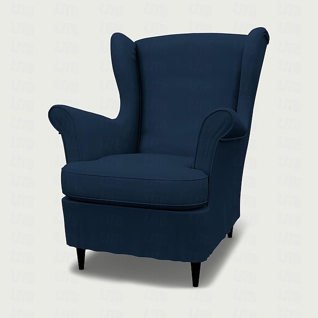  כיסוי כיסא כנף strandmon 100% כותנה פנמה אורגנית כיסוי לכורסא עם כיסוי משענת יד סדרת איקאה