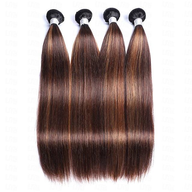  3 Color Ombre Brazilian Straight Hair T1B/4/30 Remy Hair Weave Bundles 100% Human Hair Extensions 1 Pcs