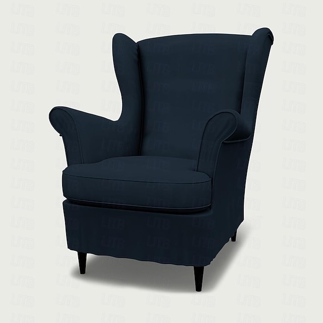  Cotton Twill Strandmon Armchair Cover Regular Fit with Armrests Machine Washable IKEA Series