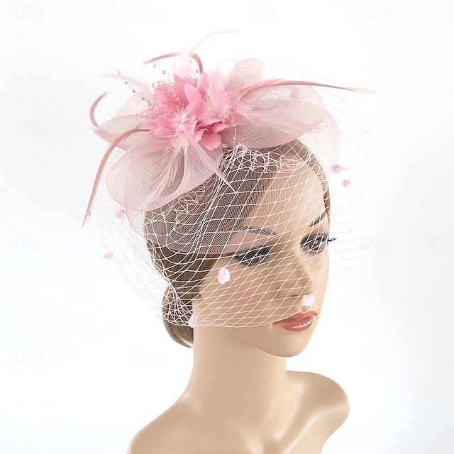  Retro Antiguo 1950s 1920s Tocados Ropa de Fiesta Sombrero fascinador Mujer Mascarada Vacaciones Evento / Fiesta Cita Adulto Sombrero Todas las Temporadas
