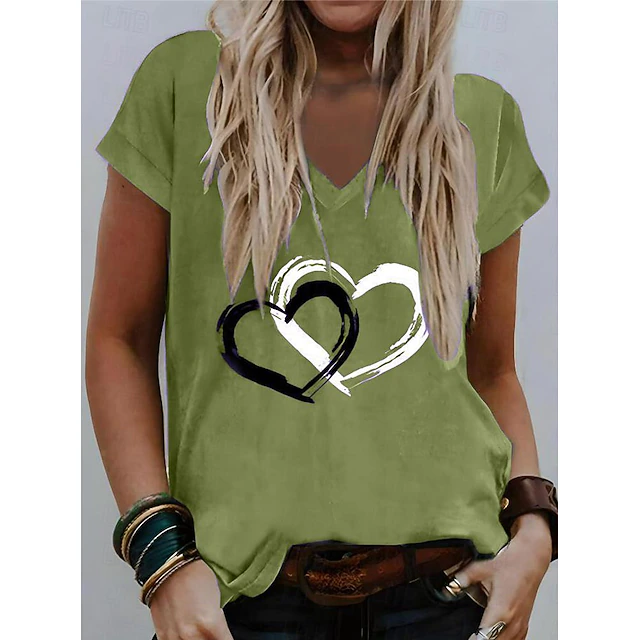 Camiseta Estampada Para Mujer Cecil - Cuello Barco, Mangas Largas, Tejido Elástico, Talla M