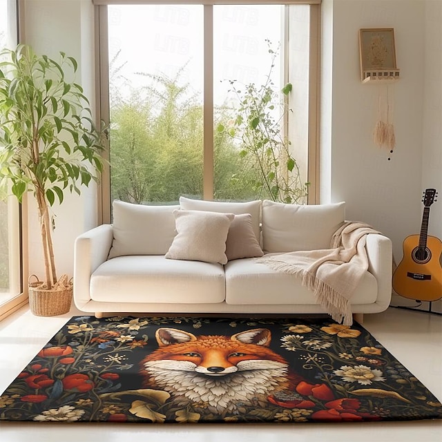  Alfombra inspirada en william morris, alfombra de cocina, alfombra antideslizante a prueba de aceite, alfombra para sala de estar, alfombra interior y exterior, decoración de dormitorio, alfombra de