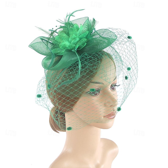  Retro Vintage 1950s 1920s Headpiece Party Costume Fascinator Hat Hat Women's Masquerade Event / Party Date Vacation Hat