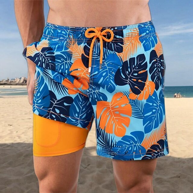 Men's Board Shorts Swim Trunks Going out Weekend Breathable Quick Dry