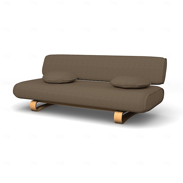  Capa de sofá de tweed allerum ajuste regular com apoios de braços lavável à máquina e secável