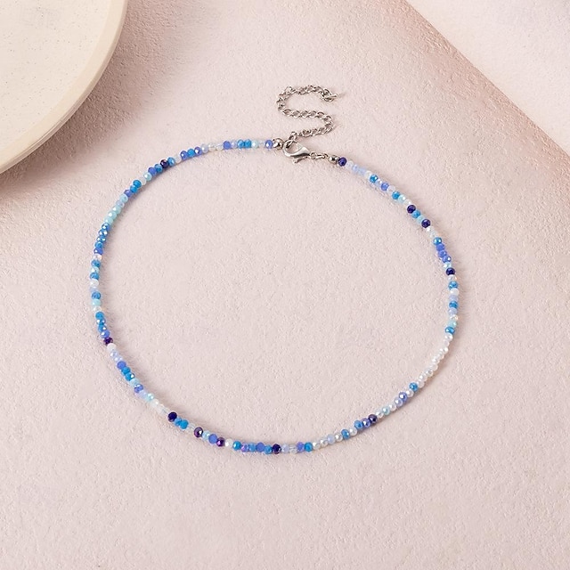  Collier ras du cou Collier Rétro Vintage Bohème Plastique Alliage Pour Cosplay Femme Bijoux de fantaisie Bijoux fantaisie