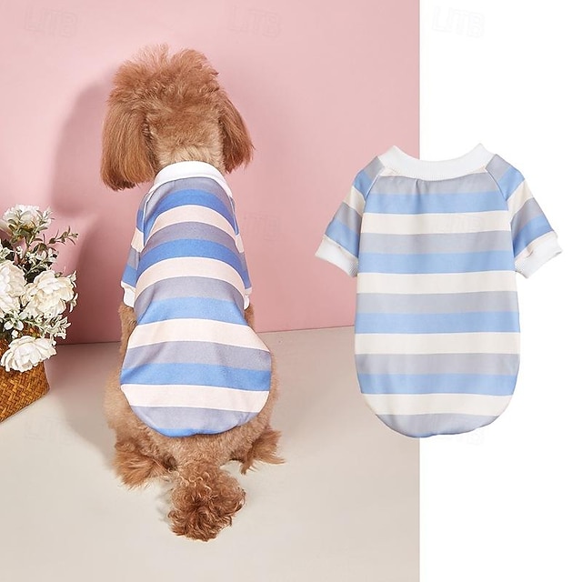  Koirat Kissat T-paita söpö tyyli Vapaa-aika Lämmin Hengittävä Pehmeä Pestävä Mukava ulko- Rento / arki Koiran vaatteet for Bichon Frise Pomeranian Pienelle lemmikille papillon Small