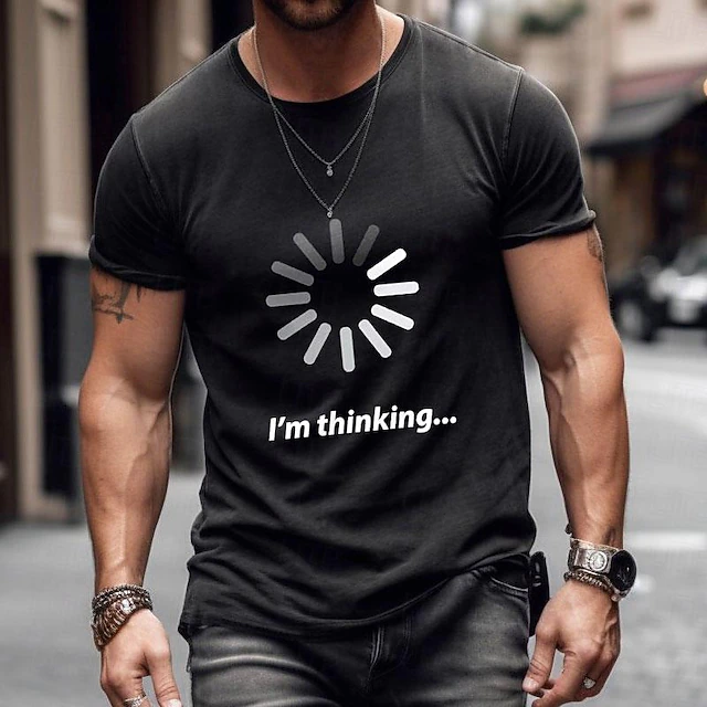 Men's Letter T Shirt Tee Top 100% Cotton Short Sleeve Graphic Shirt Black White Army Green Comfortable Tee Sports Outdoor Holiday Fashion Designer Clothing 9