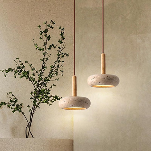 LED Pendant Light 15 cm 1-Light 3-Light 3 Light Color Pendant Lantern Design Pendant Light Wood ...