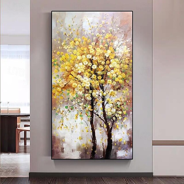  mintura ručně vyráběné abstraktní strom květina olejomalby na plátně nástěnné umělecké dekorace moderní obraz pro domácí dekoraci válcovaný bezrámový nenatažený obraz