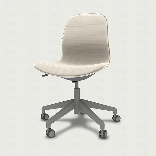  Funda para silla Langfjall de pana gruesa Ikea, respaldo corto, ajuste regular con ribetes, lavable a máquina