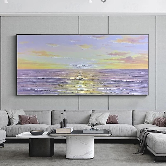  mintura käsintehty abstrakti auringonnousu meren ylle öljymaalauksia kankaalle seinä taidekoriste moderni kuva kodin sisustukseen rullattu kehyksetön venyttämätön maalaus