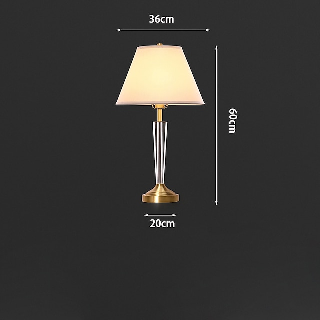  Pöytälamppu / Lampunvarjostin Koristeltu Taiteellinen / Moderni nykyaikainen LED virtalähde Käyttötarkoitus Olohuone / Makuuhuone Kristalli 90-240V Kulta