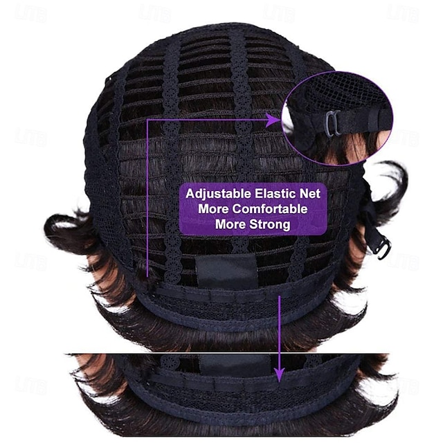  syntetické krátké paruky pro černé/bílé ženy paruky z přírodních vlasů pro ženy krátké vlasy paruky s ofinou paruky na sv.