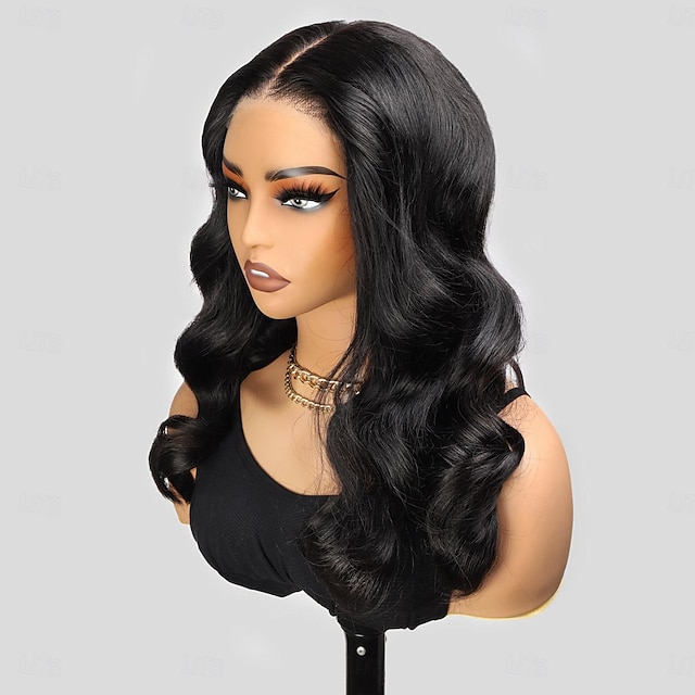  Ishow Hair  Bob 150% Density Body Wave 13*4 Bob Wig Transparent Lace Front Human Hair Wigs Pre Plucked With Baby Hair  14-18Inch