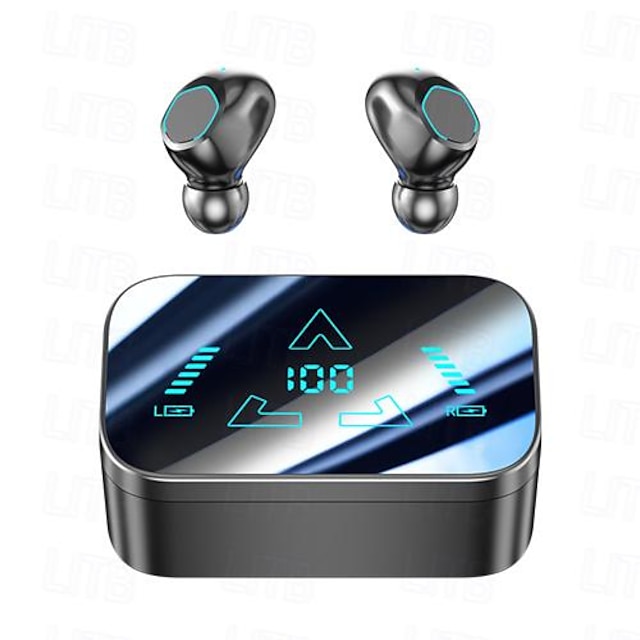 NIA M48 True Wireless Headphones TWS Earbuds In Ear Bluetooth 5.3 Stereo with Charging Box Smart Touch Control for Everyday Use Mobile Phone Office