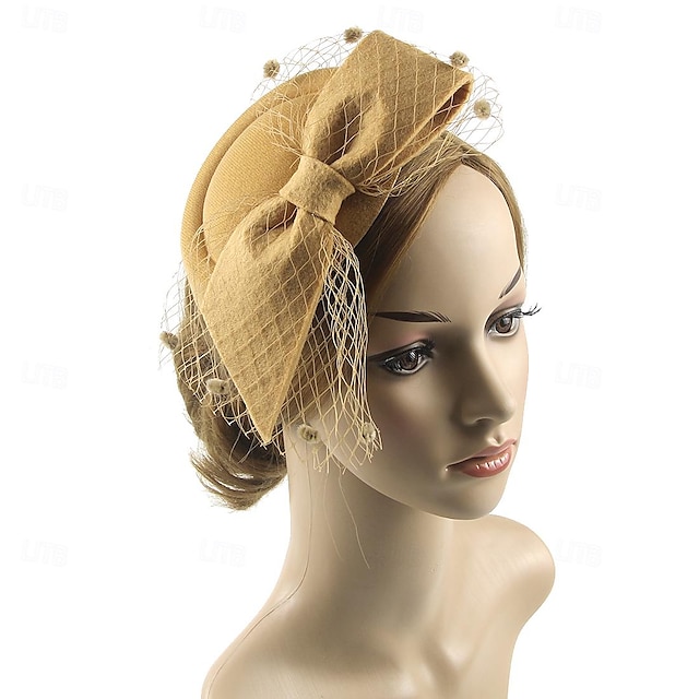  Retro Vintage 1950s 1920s Headpiece Party Costume Fascinator Hat Hat Women's Masquerade Event / Party Date Vacation Hat