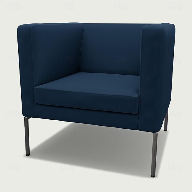  Klappsta Sesselbezug Bio-Panama-Baumwolle normale Passform mit Armlehnen maschinenwaschbar und trocknergeeignet IKEA Sesselserie