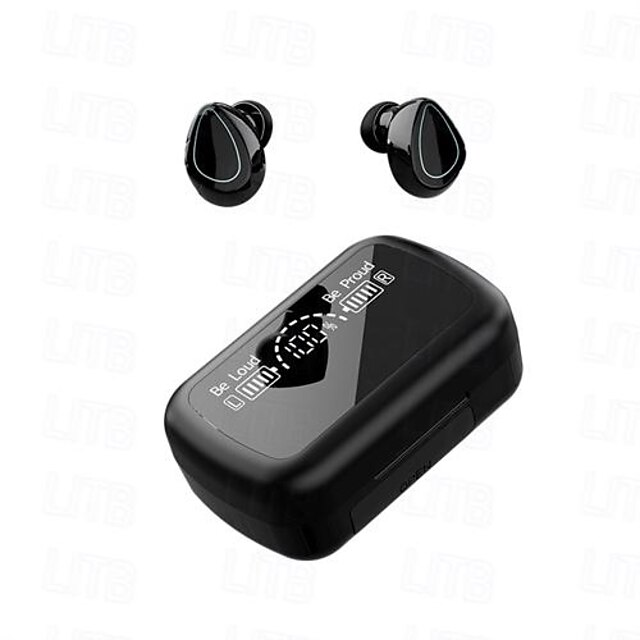  nia r10 true m10 trådlöst headset gaming headset hifi stereo sport headset med laddningsbox smart touch-kontroll för dagligt bruk